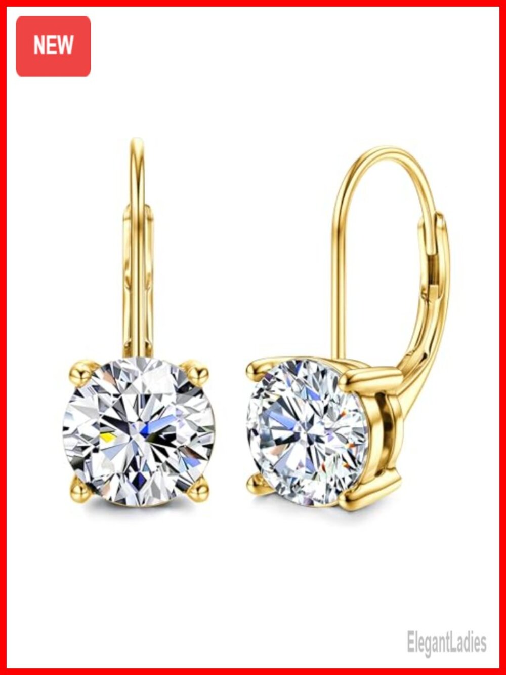 Moissanite Dangle Drop Earrings Sterling Silver for Women